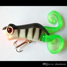 3D eyes Realistic Fish Body Musky Artificial Fishing bait 18 5cm 29g Wobbler Minnow Pencil bait VMC Feather Hooks279U