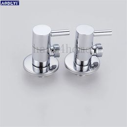 Angle s 2 PCS 12"male x 12" male Brass Bathroom Stop Chrome Copper Tap Toilet Basin laundry 231205