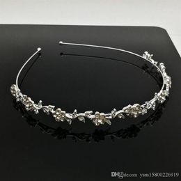 5pcs Silver Plated Crystal Wedding Bridal Headband Tiara Hair Band Lady Fashion240s