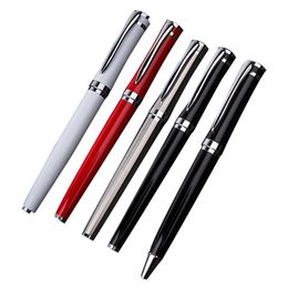 No Leakage Classical Famous Brand Metal Fountain Pen 3035 Baoer Stainless Steel Calligraphy Fountain Pen Multi Colors for VIP business gift
