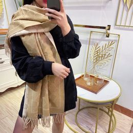 Stylish Women Cashmere Scarf Classic Full Letter Designer Scarf Soft Smooth Warm Wraps With Tag Autumn Winter Long Shawl Quality Gift 3Colors 180*70cm