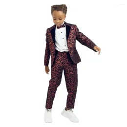 Men's Suits Custom Made Boy Regular Fit Set Blazer Pants 2 Pcs Formal Birthday Party Boys Outfit Kids Performance Child Clothes