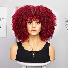 yielding Hair Wigs New Women's Wig Fashion Explosion Small Curly Short Curly Multi Color Wig Headcover