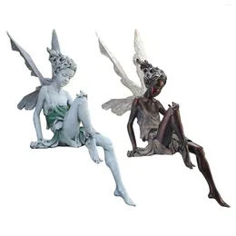 Garden Decorations Charming Fairy Statue Pond Lawn Decorative Figurine Angel Sculpture Ornament