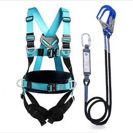 Climbing Harnesses Outdoor Rock Climbing Harness Aerial Whole Body Protect Safety Belt Waist Support Survival Mountain Tools for Outdoor Sports 231205