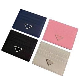 Top Quality Designer Card Holders purse Fashion Womens men Purses With Box Double sided Credit Cards Coin Mini Wallets P50117247y