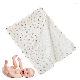 Blankets Muslin Swaddle Blanket Summer Cotton Baby Skin-Friendly Unisex Receiving Breathable Bath Towel For Kids Boys