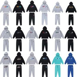 2023 Men's Tracksuits Casual High Quality Embroidered Men Women Hoodie Trapstar London Shooters Hooded Tracksuit Designer Sportswear 6888ss