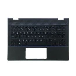 L18947-001 New Replacement for Pavilion X360 14-cd2053cl 14m-cd0001 Palmrest Upper Case C-cover with Keyboard Bezel Cover