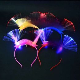 Flashing Hairpin Luminous Party Decorative Light Up Gift Glowing Headband Festival Wedding Props Headwear Decoration