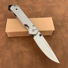 440C Shape Handle CR Classic Sebenza 21 Folding Knife Reeve EDC With Pocket Chris Blade Steel Knives Gift For Men Full Tool Key Ripple Xoxi