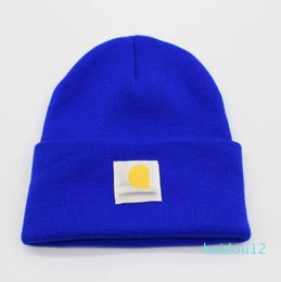 knitted hat skull caps classic letter high street fashion hats couple casual winter outdoor sports warm Beanie