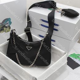 2005 Nylon Shoulder Bags high quality nylons Handbags selling wallet women luxurys brand crossbody bag Hobo purses triad bags277b