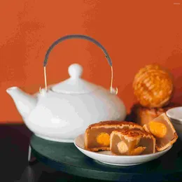 Dinnerware Sets Tea Pitcher Teapot Handle Retro Grip Ergonomic Kettle Household Replacement Daily Wear-resistant