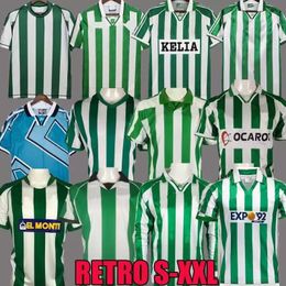 soccer Jerseys Retro REAL 76 77 88 89 94 95 96 97 98 02 03 04 classic vintage long sleeve football shirts ALFONSO BETIS JOAQUIN DENILSON 1994 1995 1996 1997 1998 2002 2003