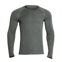 Men's Thermal Underwear Mens 100% Merino Wool Thermal Underwear Shirt Merino Wool Base Layer Shirts 200G Moisture Wicking Warm Breathable Anti-Odor 231206