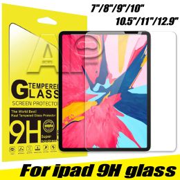 Tempered Glass 0.3MM Screen Protectors for Ipad Pro 12.9 inch Air 2 3 10.5 2019Mini 2 4 5 With Package LL