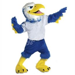 Christmas lovely Eagle Mascot Costumes Halloween Cartoon Character Outfit Suit Character Carnival Xmas Advertising Birthday Party Fancy Dress