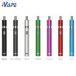 Yocan Zen Wax Kit Pen Style Concentrate Vaporizer - 650mAh Adjustable Voltage Ceramic CE-DE Coil Magnetic Mouthpiece Type-C Charging