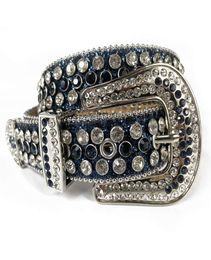 Custom Made Wtern Studded Belt Cowboy Bling Men Rhinton Belt Ceinture Femme7608225