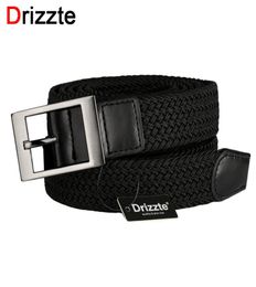 Drizzte Plus Size 130180cm 190cm 63039039 67039039 71039039 Long Black Braid Elastic Stretch Belt Mens Metal Bu49096502880544