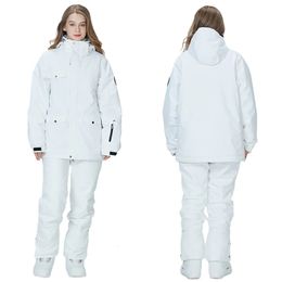 Other Sporting Goods Skiing Suits -30 Degree Ski Suit Women Winter Female Jackets and Pants Warm Jacket Outdoor Snowboard Skiing Camping Brand 231205