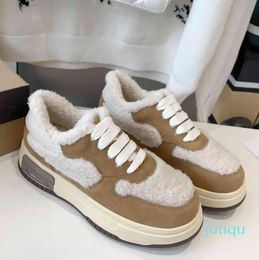 sole fashionable design wool casual shoes