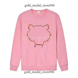 2023 Women Kenzo Hoodie Tiger Head Advanced Deigner Fahion Men Embroidery Round Neck Pullover Autumn Winter Looe High Street Claic 560