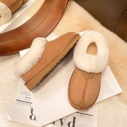 Women Boots Snow Boot Brown Classic cotton soft Ankle booties fur water-proof anti-slide Thick Ladies Booties Winter Warm Shoes 35-40