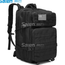 Tactical Backpack Army 3 Day Assault Pack 42L Molle Bag Rucksack tfhrh