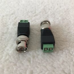 Solder-Free BNC Connector 2-Digit Dual Twisted Wire Adapter for Surveillance Camera
