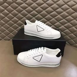 Prades Polarius Shoes Casual shoes Senior Fashion Men Running Sneaker Italy Originals Low Top White Calfskin Onyx Resin Clear Bottoms Designer Casuals