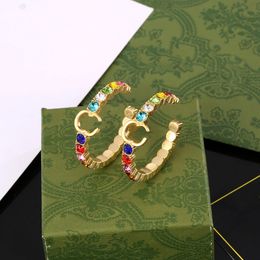 2023 Hoop earrings with letter G for lady Women Party Wedding Lovers gift engagement GGs Stud Jewelry Bride sg2