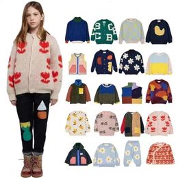 Cardigan Kids Sweater Autumn Winter BC Girls Pullover Knitted Boys Sweater Vest Cardigan Boys V-neck Knitwear 231206