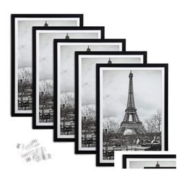 Frames And Mouldings Picture Frame Display Gallery Wall Mounting P O Crafts Case Home Decoraions Black White 4 Sizes For Chose Drop Dhuwj