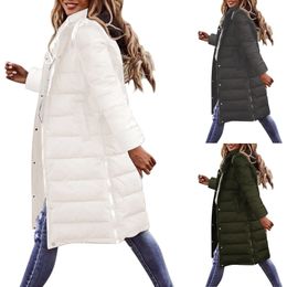 Womens Down Parkas Mens Vests Long Jacket Vest With Hood Winter Warm Sleeveless Quilted Lightweight 231206