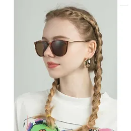 Sunglasses 2023 Vintage Women's Fashion Semi-metal Sun Glasses For Men Designer Shades Female Gafas De Sol