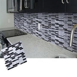 Mosaic Self Adhesive Tile Backsplash Wall Sticker Bathroom Kitchen Home Decor DIY W4250D