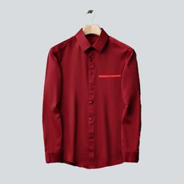 Designer Chao brand business leisure men's shirt, first-class quality, classic luxury, elegant style, price concessions suitable for all scenes.