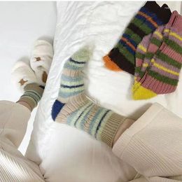 Women Socks Fashion Winter Warm Long Sheep's Wool Male Men Super Thicker Sock Outdoor Ski Against Cold Snow Terry