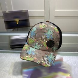 2023 Design Men's Baseball Hat Women's Fashion Tiger Head Hat Bee Snake Embroidered Bone Sun Hat Outdoor Sports Mesh Truck Driver Hat39