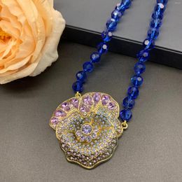 Pendant Necklaces Fashion Commuter Style Colourful Glaze European And American Show High Grade Necklace