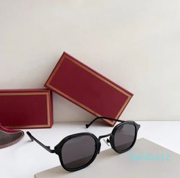 New fashion cat eye sunglasses metal and acetate frame simple and avant-garde style high end outdoor protection glasses