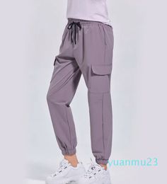 Women Yoga Jogging Push Fitness Soft High Waist With Pockets Casual Pants Colors