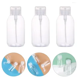 Nail Gel Water Bottle Polish Remover Press Cleaner Empty Dispenser Cosmetics Container Makeup Clear Plastic Containers