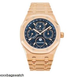 Audemar Pigue Luxury Watches Swiss Automatic Wristwatch Audemar Pigue Royal Oak Calendario Perpetuo 41mm Auto Oro 26574OROO1220OR02 HBJW