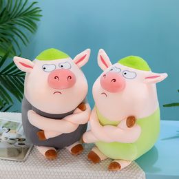 Spielzeug für Kinder, Plüschtiere, riesiges Schweinchen-Stoff, Tier-Piggy-Stoff, Tier-Plüschtier, Schweinchen-Kissen, Weihnachtsgeschenk, Schweinchen-Stofftier, Plüschpuppe, Stich-Cartoon-Sachen, Spielzeug-Kawaii-Sachen