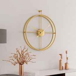 Large Brief European Style Silent Wall Clock Modern Design For Home Office Decorative Hanging Wall Watch Clocks Gift265r