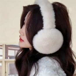 Ear Muffs Comfortable Stylish Winter Thermal Unisex Fluffy Ear Covers Soft Unisex Earmuffs Solid Color for Hiking 231205