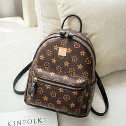 High Quality PALM SPRINGS School Bags Luxury Mini Size Backpacks Womens Genuine Leather Sylvie Lady Travel Fashion Handbag 2005 Lu238s